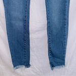Just Black  Medium Wash Denim Mid Rise Frayed Hem Ankle Length Jeans size 24 Photo 3