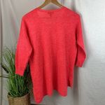 J.Crew  Women's Orange Knit Long Sleeve Crew Neck Sweater S Photo 2