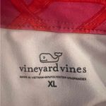 Vineyard Vines  Sankaty Bamboo Lattice Margo UPF Shirt Dress 3/4 Sleeve Pink XL Photo 4