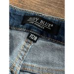 Judy Blue NEW  Plaid Print Cuff Slim Fit Jeans Photo 6