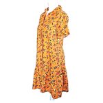 Donna Morgan  Collared High Neck Button Down Folded Short Sleeve size 8 Photo 5