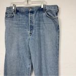 AGOLDE Blue Wide Leg Button Fly Jeans Womens 28 Casual Light Wash Denim Photo 1