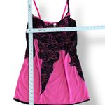 Frederick's of Hollywood Frederick’s of Hollywood Vintage Pink Black Lace Sheer Camisole Tank Top Size XL Photo 2