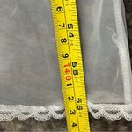 Victoria's Secret Victoria’s Secret Vintage NWT Women’s Sz L White Lace Front Sheer Mesh Long Robe Photo 10