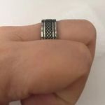 Handmade Viking stainless steel ring - Size 9 Photo 3
