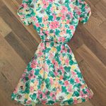 DKNY Womens Puff Sleeve Fit & Flare Dress Size 12 Photo 6