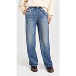 Rag and Bone NWT Miramar Wide Leg in Lenox Photo Printed Faux Jean Sweat Pants L Photo 5