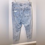 Free People  Women's Georgine Mom Distressed Denim Jean Button Fly‎ Size 31 Photo 1