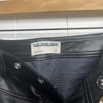 Free People  pants vegan leather moto boho Photo 4