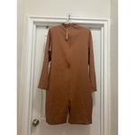 SKIMS Size 4X ALL-IN-ONE LONG SLEEVE MID THIGH ONESIE CARAMEL NWT Jumpsuit Photo 5