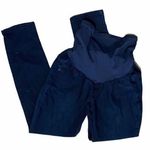Indigo Blue  Maternity Dark Wash Skinny Elastic Waist Size Large Jeans. Photo 0