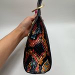 Hammit Tony Small Leather Crossbody Botanical Snake EUC Photo 5