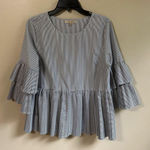 Polagram  medium striped 3/4 sleeved top Photo 0