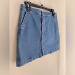 Loft Denim Button Down Jean Skirt Size 14 Photo 1