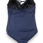 Seafolly Goddess Maillot Swimsuit Navy Indigo Blue 18 Photo 4