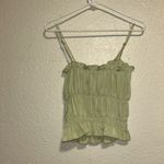 Sophie Rue Elegant Green Ruched Women's Top Photo 3