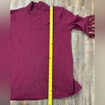 Alfani  Plus Size Faux-Fur-Cuff Mock Neck Tunic Red Sweater Top XL Holiday Winter Photo 9