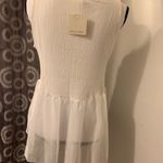 Orange Creek White Gauze Tank Top Photo 4