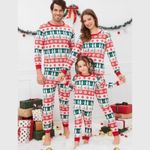 ✨HP✨Christmas Geometric Pattern Pajama Sets ✨ White Size M Photo 2