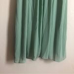 Pinkblush NWT Light Olive Chiffon Cold Shoulder Maternity Evening Gown Photo 3