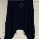 Gretchen Scott Designs Navy Knit Poncho Blue Size undefined Photo 0