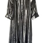 Zadig & Voltaire Womens Silver Retouch Foil Short Sleeve Shirt Dress Siz… Photo 0