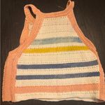 BCBGeneration  Colorful Striped Knit Tank Top Photo 1