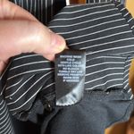 Stella Carakasi Real Life Tunic Stripe Stretch Poplin Black White Size Small Photo 9