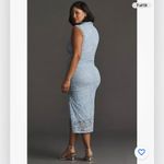 Anthropologie  The Maya Ruched Cowl-Neck Dress: Lace Edition Size M. B27 Photo 6