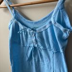 Free People  Light Blue Babydoll Tank Top Photo 1