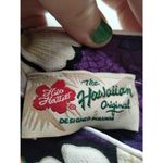 Hilo Hattie Vintage Size Small Purple Hibiscus Puff Sleeve Hawaiian MuuMuu Dress Photo 7