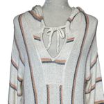 Billabong Women’s Striped Bonfire Beach Sweatshirt Size S Hooded Sweater Photo 3
