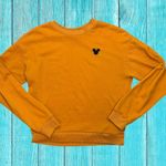 H&M Divided by Women’s XS Disney’s Mickey Mouse Mustard Yellow Sweatshirt • GUC Photo 2