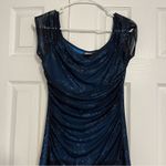 Taboo  Y2K Blue Floral Dress Photo 3