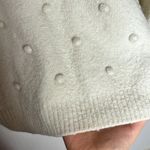 Madewell  Crewneck Bobble Pullover Sweater Antique Cream Ivory size M Photo 5