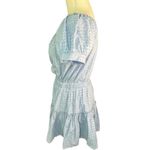 Moiu Muse Blue eyelet Mini Dress Cottagecore new with tag prairie casual Photo 2