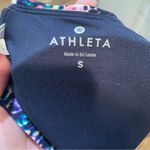 Athleta  High Neck Keyhole Halter Bikini Swim Top Multicolor Women’s Size Small Photo 6