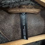 Kuhl Gray Green Flight Fleece Jacket Womens Sm Full Zip Stowable Hood Gorpcore Photo 4