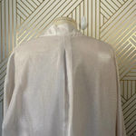 Reiss  Maja V-Neck Metallic Top‎ in Neutral Photo 10