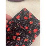 ZARA  womens small long sleeve maxi dress floral red black flower rose spade spl Photo 6