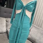🌸AMITOUS aqua sexy dress ✨ Blue Photo 3