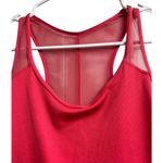 Nike  Dri Fit Women's Coral Pink Ribbed Tank Top Medium Photo 2