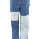 PacSun 90's BF Carpenter Colorblock Straight Wide Leg High Waist Denim Jeans 24 Photo 0