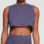 SKIMS  Boyfriend Cropped Tank Purple 2X NWT Photo 0