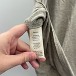 Max Studio Max‎ Studio Heathered Gray Knot-Detail Tee Photo 2