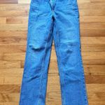 Abercrombie & Fitch 90’s Ultra High Rise Curve Love Asymmetrical Jeans size 24 Photo 0