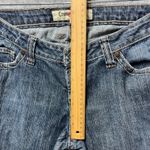 Creme Royale Flare Leg Jeans Low Rise Denim Dark Wash Women's Size 9 Blue Photo 4