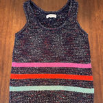 Loft Lou & Grey for Women’s Marled Striped Knit Tank Top Size XS Nautical Photo 0