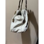 Coach  Ivory/Brown Leather PENELOPE Domed Shoulder‎ Tote Purse Bag F16529 S Photo 8