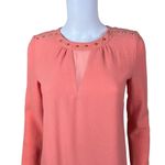 Forever 21  Gold Spike Neckline Crepe Boxy Mini Dress Photo 1